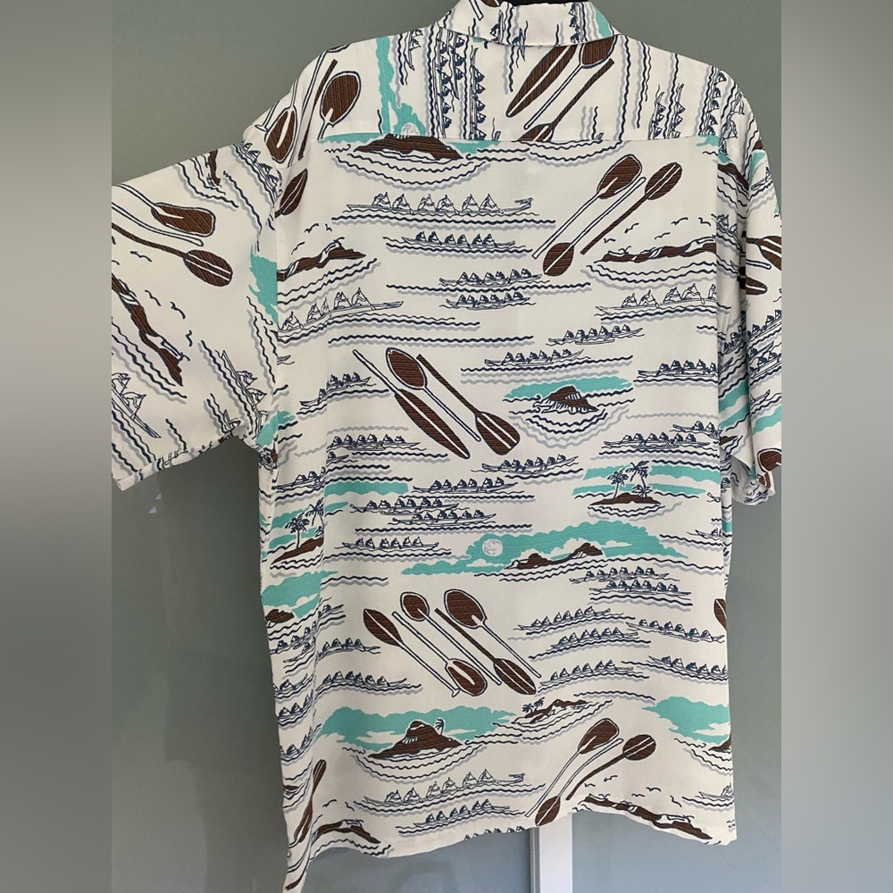 NWT Kahala Hawaiian Paddling Aloha Shirt Sz XLG